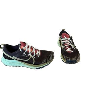 Nike Black and Mint Trail Shoes